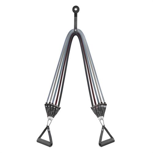Adidas Multi justerbar treningsstrikk med fem tubes, håndtak, ankelrem, døranker og oppbevaringspose
