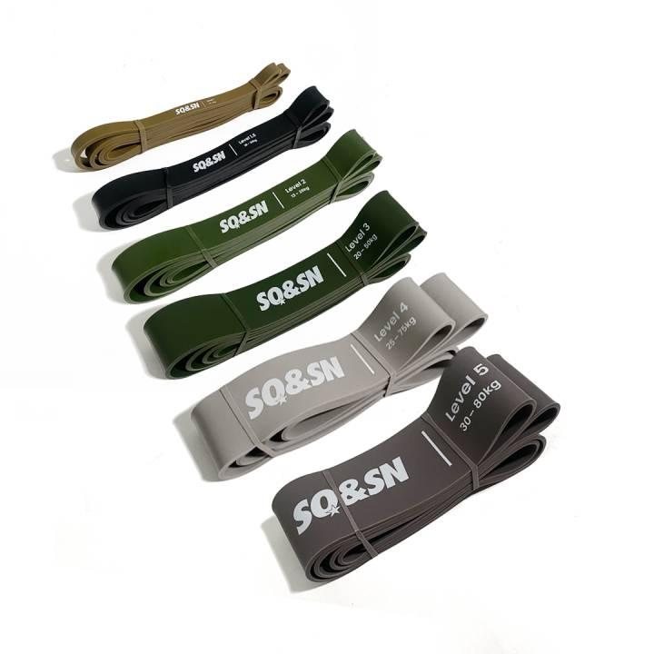 SQ&SN Resistance Band powerbands i flere bredder og farger